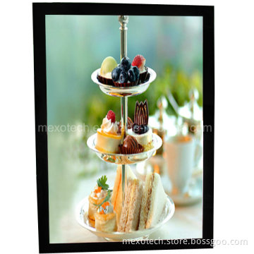 Magnetic Open Aluminum Frame LED Light Box Poster Frame